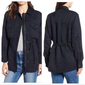 Rails Navy Stars Jacket sz Med